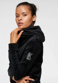 KangaROOS Kapuzensweatjacke aus weichem Nicky-Samt mit collem Nieten-Logo - NEUE KOLLEKTION Schwarz, Marine -KANGAROOS Verkäufe 9a64f929 f52a 506e 8478 e7fc488304df