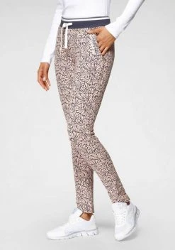 KangaROOS Loungehose mit modischem Allover-Druck und elastischem Bund - NEUE KOLLEKTION Schwarz-weiß, Jeansblau-rosa