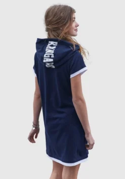 KangaROOS Jerseykleid mit bedruckter Kapuze