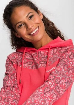 KangaROOS Sweatkleid mit schönem Print im Ärmel- und Brustbereich Hellrot-gemustert, Schwarz-gemustert, Marine-gemustert, Ecru-melange-bedruckt -KANGAROOS Verkäufe a03e7cae 0adb 5581 9c78 be2711241de1