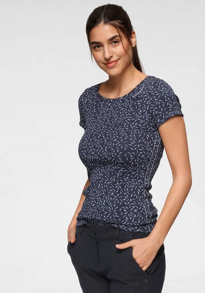 KangaROOS T-Shirt mit tollem filigranem Allover-Druck - NEUE KOLLEKTION Marine-hellblau, Weiß-pink 3 KangaROOS T-Shirt mit tollem filigranem Allover-Druck - NEUE KOLLEKTION Marine-hellblau, Weiß-pink