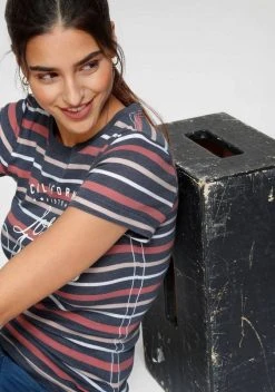 KangaROOS T-Shirt in schönem Streifenmix mit Frontdruck -KANGAROOS Verkäufe a1fd6804 9102 5438 a83d 5797f9db58df