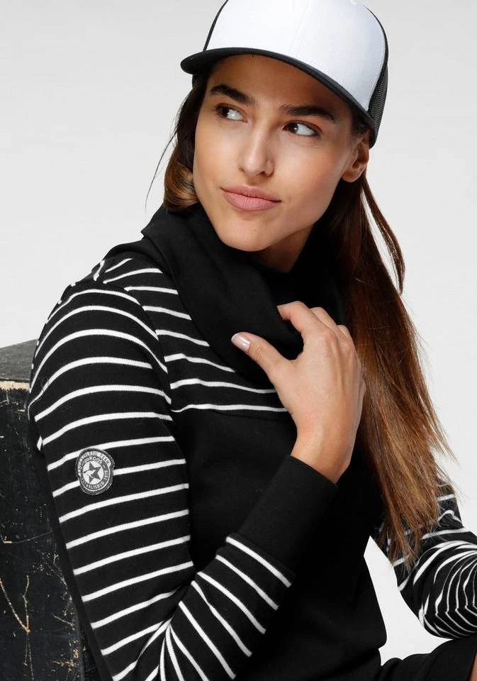 KangaROOS Sweatkleid mit gestreiftem Schulter- und Ärmelbereich 5 KangaROOS Sweatkleid mit gestreiftem Schulter- und Ärmelbereich – Bild 3