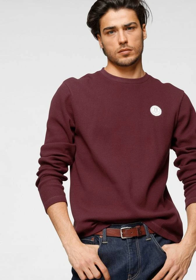 a2cacf6e-c465-5562-962e-66cfeda990b9.jpg KangaROOS Langarmshirt mit Logobrustbadge Bordeaux, Marine -KANGAROOS Verkäufe a2cacf6e c465 5562 962e 66cfeda990b9