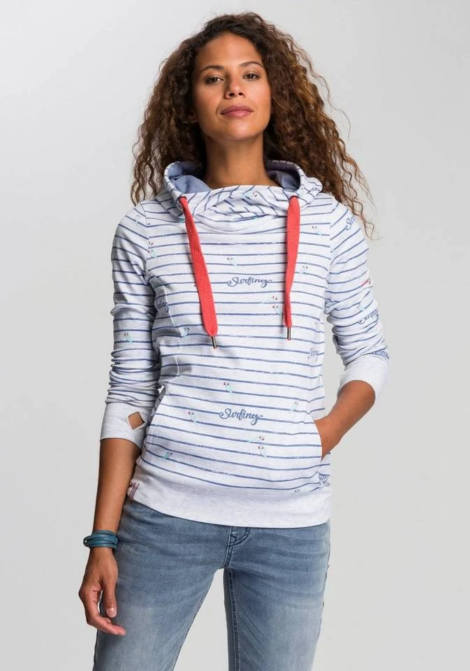 a3bdeda4-b668-5568-84f2-bcf528252018.jpg KangaROOS Hoodie in Langform mit überlappender Kapuze Ecru-meliert-mittelblau, Blau-meliert-weiß, Koralle-meliert, Schwarz -KANGAROOS Verkäufe a3bdeda4 b668 5568 84f2 bcf528252018