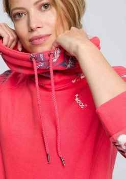 KangaROOS Sweater mit großem Rollkragen Hellrot, Schwarz, Marine-bedruckt -KANGAROOS Verkäufe a58853d0 45be 5def adc1 b4cf9d19f474