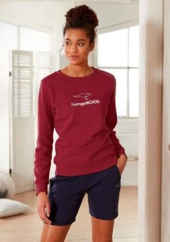 KangaROOS Sweatshirt mit Kontrastfarbenem Logodruck Marine, Rot, Wei&szlig; -KANGAROOS Verkäufe a5d7b46a 9419 5cce 892f 105f58dd0e6b