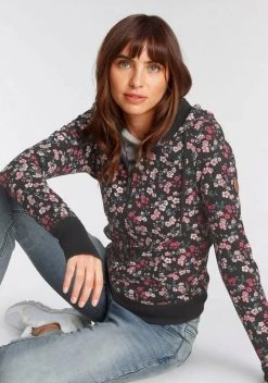 KangaROOS Kapuzensweatjacke mit floralem Allover-Druck - NEUE KOLLEKTION Schwarz, Marine -KANGAROOS Verkäufe a9aa6f84 8a6d 5cc5 94aa 50b380286294