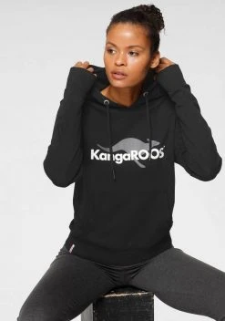 KangaROOS Hoodie mit coolem Logo-Front-Print - NEUE KOLLEKTION Schwarz, Himbeere -KANGAROOS Verkäufe ab911b6e 8879 547c b8ad e1ef5848c240