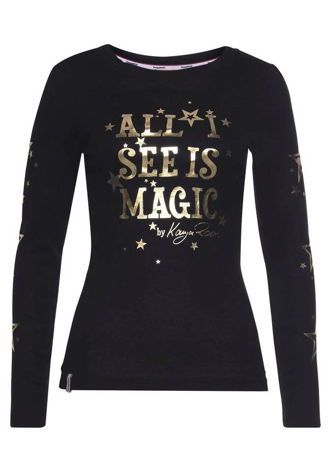 ad13a6ac-20cc-5eec-a0df-1c9b45da3bdf.jpg KangaROOS Langarmshirt mit goldschimmernem Sternen-Druck - NEUE KOLLEKTION -KANGAROOS Verkäufe ad13a6ac 20cc 5eec a0df 1c9b45da3bdf