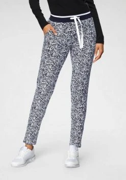 KangaROOS Loungehose mit modischem Allover-Druck und elastischem Bund - NEUE KOLLEKTION Schwarz-weiß, Jeansblau-rosa -KANGAROOS Verkäufe afc121db 78ec 5326 a5f4 05393f965a1c