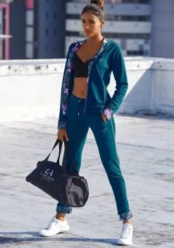 KangaROOS Relaxhose mit schmalem Piping Petrol, Schwarz -KANGAROOS Verkäufe b14441a8 f700 5d67 a973 15f0e44fd7c9