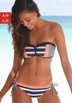 KangaROOS Bandeau-Bikini-Top »Anita«, mit Reißverschluss zwischen den Cups Marine-weiß, Schwarz-weiß -KANGAROOS Verkäufe b34b6a30 7596 5794 9fdc f745c9144223