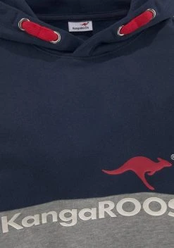 KangaROOS Kapuzensweatshirt zweifarbig mit Logodruck -KANGAROOS Verkäufe b46537a4 4180 5b96 8c58 5ef975c2c121