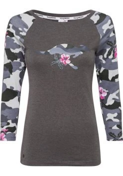 KangaROOS 3/4-Arm-Shirt mit tarnfarbenen Camouflage-Ärmeln und Front-Print Anthrazit-schwarz, Offwhite-tarnfarben 14 KangaROOS 3/4-Arm-Shirt mit tarnfarbenen Camouflage-Ärmeln und Front-Print Anthrazit-schwarz, Offwhite-tarnfarben -KANGAROOS Verkäufe b8674a3b c953 5f04 98e1 0524859b62c0