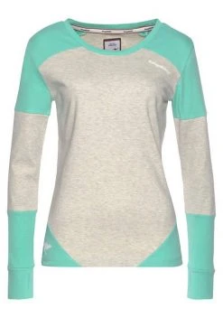 KangaROOS Sweatshirt im modischen Color-Blocking Koralle-grau, Hellt&uuml;rkis-ecru, Schwarz-wei&szlig; -KANGAROOS Verkäufe b9c10350 e6f1 5754 a7e1 900ecd6016cf