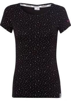 KangaROOS T-Shirt im Allover- oder mit Front-Druck Weiß, Marine-meliert, Koralle, Schwarz -KANGAROOS Verkäufe bb800d85 a1e9 570d 904d 2689892a3938