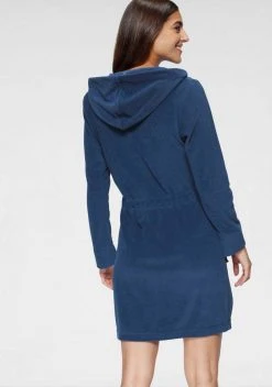 Damenbademantel »Kira«, KangaROOS, mit Reißverschluss und Bindekordel Grau-pink, Blau-neongr&uuml;n -KANGAROOS Verkäufe bcad68d1 5c47 51c7 95a9 c6938fd56dcf