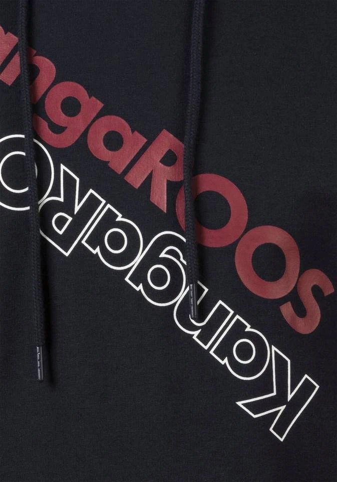 KangaROOS Kapuzensweatshirt mit Logo Print vorn Anthrazit-gelb, Schwarz-petrol, Navy-rot 4 KangaROOS Kapuzensweatshirt mit Logo Print vorn Anthrazit-gelb, Schwarz-petrol, Navy-rot – Bild 2