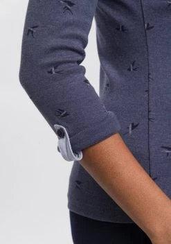 KangaROOS Langarmshirt mit modischem minimalistischen Vögel-Allover-Druck - NEUE KOLLEKTION Blau-meliert, Weiß 4 KangaROOS Langarmshirt mit modischem minimalistischen Vögel-Allover-Druck - NEUE KOLLEKTION Blau-meliert, Weiß -KANGAROOS Verkäufe bd4db082 7dd9 5218 a912 2ebb92032b20