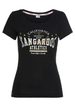 KangaROOS T-Shirt mit goldgfarbenem Glitzerdruck -KANGAROOS Verkäufe bf5ac9f0 dac5 57b6 a3cd 51814d4140f9
