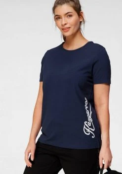 KangaROOS T-Shirt Große Größen Schwarz-wei&szlig;, Weinrot, Fuchsia, Marine -KANGAROOS Verkäufe c1256f46 41e0 56ce a711 6d5c140b5bac