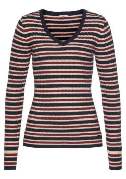 KangaROOS Strickpullover im aktuellen Ringelstreifen Pink-rosa-gestreift, Marine-bordeaux-gestreift, Gr&uuml;n-blau-gestreift -KANGAROOS Verkäufe c5740615 149b 5946 b260 22c94631ec35