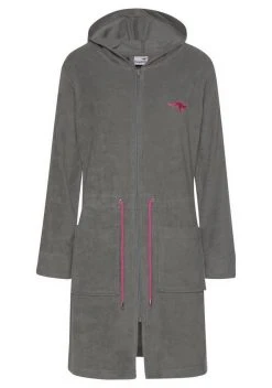 Damenbademantel »Kira«, KangaROOS, mit Reißverschluss und Bindekordel Grau-pink, Blau-neongr&uuml;n -KANGAROOS Verkäufe c5b04804 d964 5f83 8271 4206fef169a3