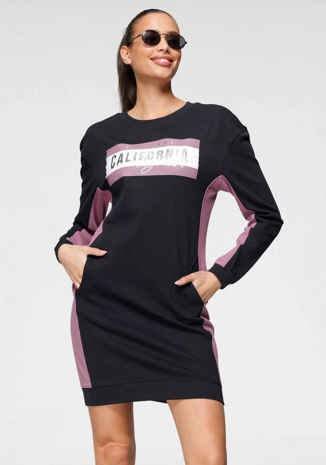 KangaROOS Sweatkleid mit großem Logodruck und kontrastfarbenen Einsätzen - NEUE KOLLEKTION Weiß, Schwarz 9 KangaROOS Sweatkleid mit großem Logodruck und kontrastfarbenen Einsätzen - NEUE KOLLEKTION Weiß, Schwarz – Bild 7