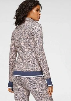 KangaROOS Sweatjacke mit modischem Allover-Druck und Stehkragen Schwarz-weiß, Jeansblau-rosa -KANGAROOS Verkäufe ca2de8a7 ec09 569e 8a4b d8d8a4189f36