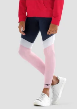 KangaROOS Leggings mit schönen Kontrasteinsätzen