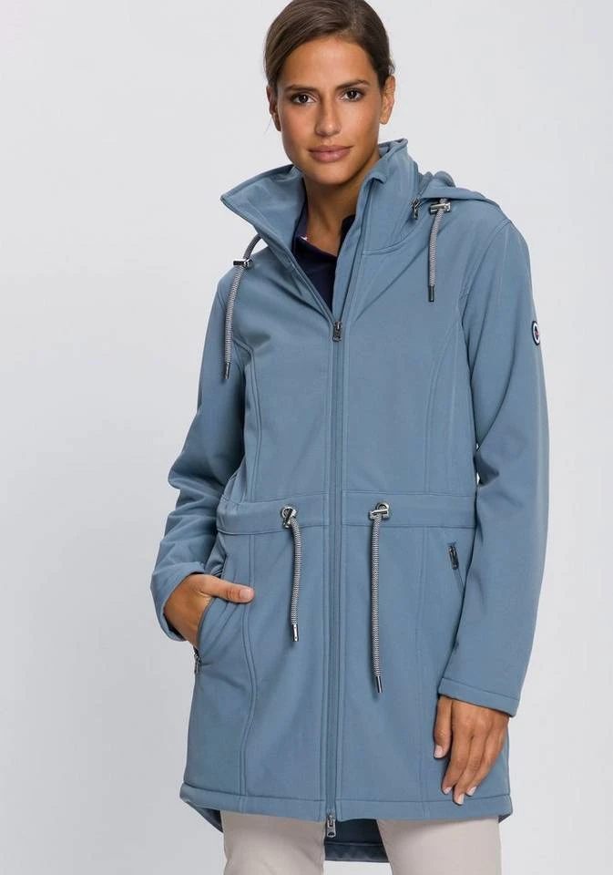 KangaROOS Softshelljacke mit versteckt, verstaubarer Kapuze Schwarz, Rosa, Marine, Graublau 15 KangaROOS Softshelljacke mit versteckt, verstaubarer Kapuze Schwarz, Rosa, Marine, Graublau – Bild 13