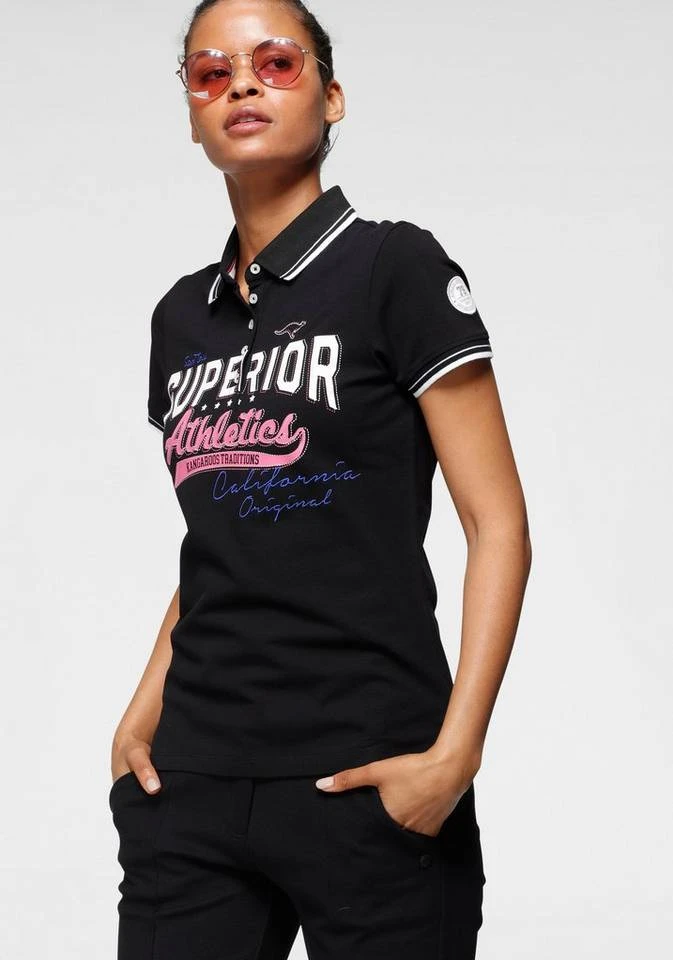 cff0a456-514e-59cc-9465-326981beeb29.jpg KangaROOS Poloshirt mit großem Frontdruck Schwarz-bedruckt-weiß-pink-royalblau, Marine, Grün-weiß -KANGAROOS Verkäufe cff0a456 514e 59cc 9465 326981beeb29
