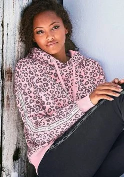 KangaROOS Kapuzensweatshirt mit Tape-Einsätzen