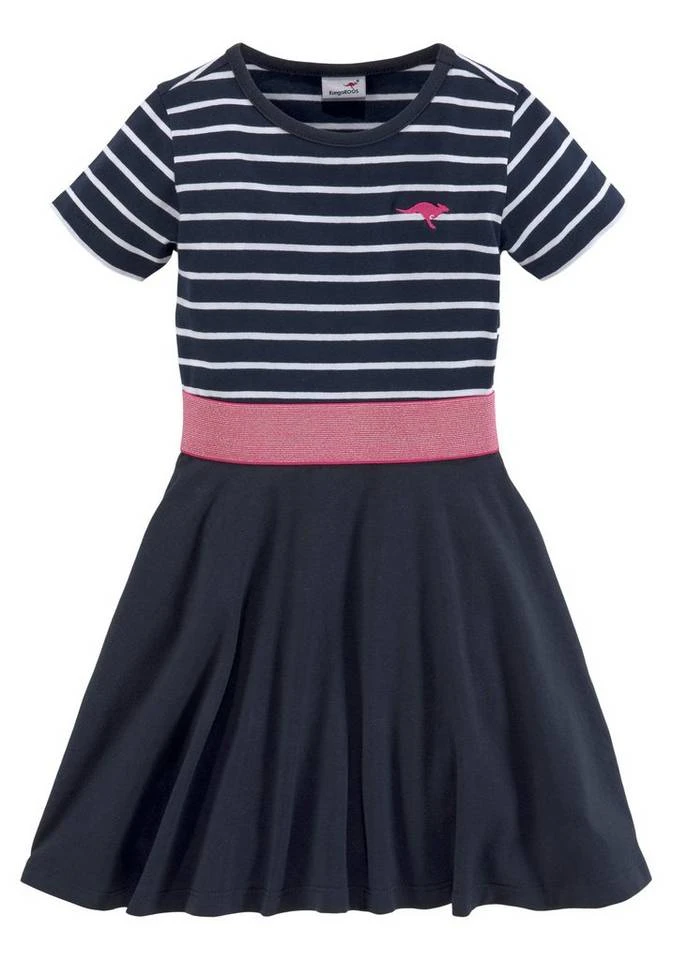 KangaROOS Jerseykleid mit Glitzerband in der Taille 4 KangaROOS Jerseykleid mit Glitzerband in der Taille – Bild 2