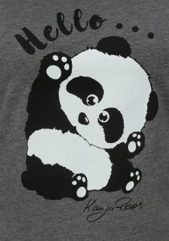 KangaROOS T-Shirt mit niedlichem Pandaprint vorne und hinten Anthrazit-meliert, Marine 18 KangaROOS T-Shirt mit niedlichem Pandaprint vorne und hinten Anthrazit-meliert, Marine -KANGAROOS Verkäufe d1dafa1d 120c 5017 a875 d782e201a155