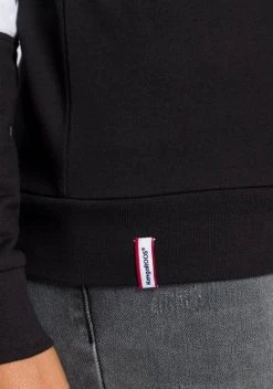 KangaROOS Sweatshirt mit sportlichen Kontrasteinsätzen am Ärmel Schwarz, Marine-bedruckt, Grün -KANGAROOS Verkäufe d28f06c9 6da7 5469 9166 77627308e279