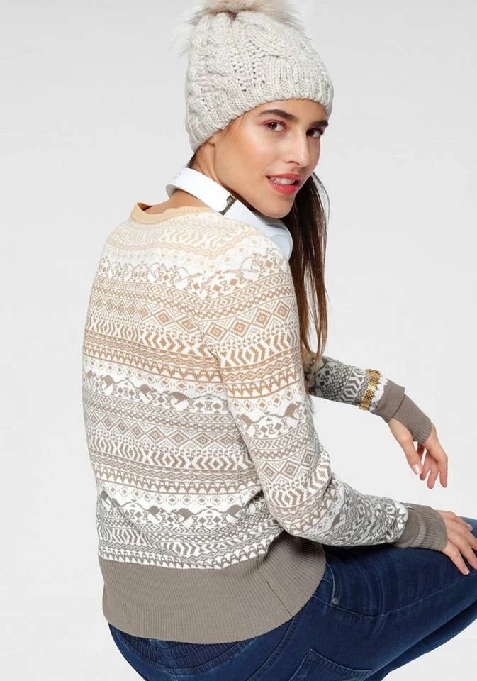 d3608ba6-074c-5de5-aff4-09d210c0015c.jpg KangaROOS Jacquardpullover im Norweger-Muster mit kleinen Kängurus Offwhite-taupe-gemustert, Marine-hellblau -KANGAROOS Verkäufe d3608ba6 074c 5de5 aff4 09d210c0015c