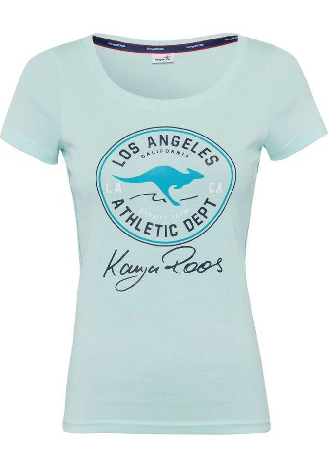 d69707c4-5c23-5a89-8ebc-24a5d98645e6.jpg KangaROOS T-Shirt mit großem Retro Label-Druck vorne Weiß, Schwarz, Türkis, Marine -KANGAROOS Verkäufe d69707c4 5c23 5a89 8ebc 24a5d98645e6