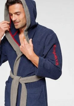 Unisex-Bademantel »Henry«, KangaROOS, mit Kaputze und Logostickerei Marine, Taupe -KANGAROOS Verkäufe d901d4ce 81fe 50d9 b62a 9e7df8007f20