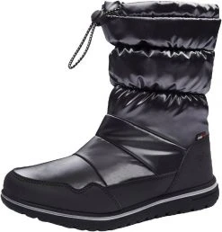 KangaROOS »K-Wowi Coll ROOSTEX« Winterstiefel Schwarz, Silberfarben