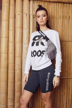 KangaROOS Radlerhose (2-tlg) perfekt kombinierbar mit Kleidern und Röcken Marine-schwarz, Weiß-hellgrau-melange-bedruckt-silberfarben -KANGAROOS Verkäufe dd066dfc de04 5da0 b48b 64a7aca61f09 1