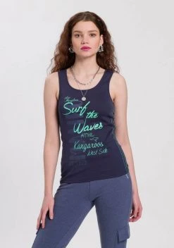 KangaROOS Tanktop mit "surf-life" Logo-Druck - NEUE KOLLEKTION Wei&szlig;, Marine, Hellgrau-meliert -KANGAROOS Verkäufe e08fe123 cad1 5568 8cfa c6c10655bfaa