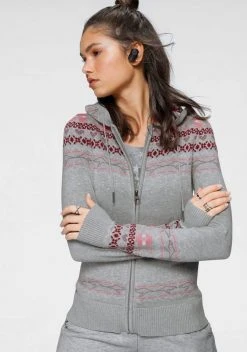 KangaROOS Jacquardstrickjacke im Norweger-Design Grau-meliert-rosa, Marine-weiß -KANGAROOS Verkäufe e229a006 071f 5bbc b883 9db0fe67d907