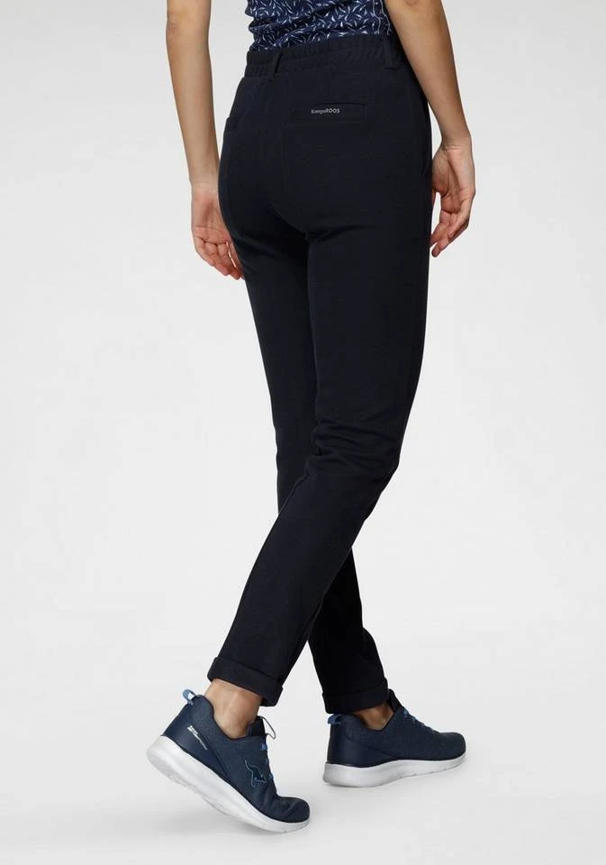 KangaROOS Bundfaltenhose mit Aufschlag am Saum Schwarz, Marine 4 KangaROOS Bundfaltenhose mit Aufschlag am Saum Schwarz, Marine – Bild 2