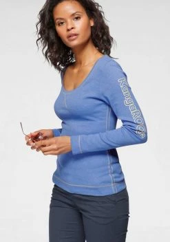 KangaROOS Langarmshirt mit großem Logo-Schriftzug am Arm - NEUE KOLLEKTION Blau-gelb, Schwarz-meliert-weiß, Weiß-himmelblau 19 KangaROOS Langarmshirt mit großem Logo-Schriftzug am Arm - NEUE KOLLEKTION Blau-gelb, Schwarz-meliert-weiß, Weiß-himmelblau -KANGAROOS Verkäufe e4ffc8e5 cc48 5109 b978 af6ccfbf89a1