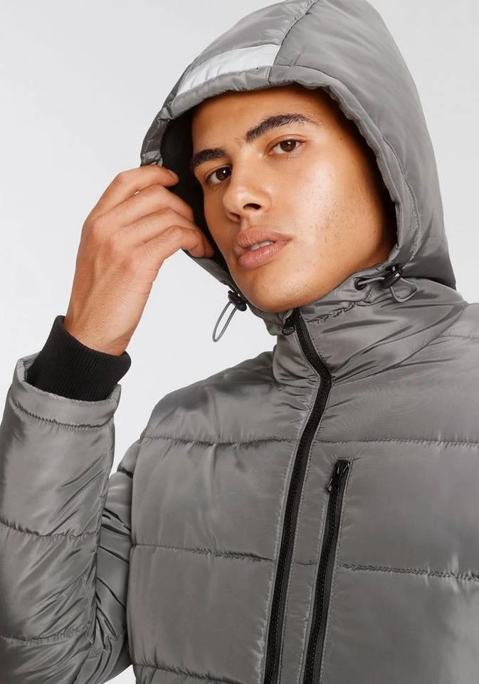 KangaROOS Steppjacke Grau-glänzend, Schwarz-glänzend 7 KangaROOS Steppjacke Grau-glänzend, Schwarz-glänzend – Bild 5