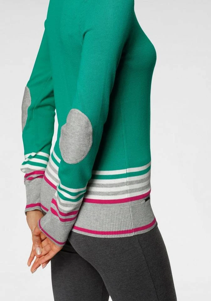 KangaROOS V-Ausschnitt-Pullover im tollen Streifen-Farb-Mix Marine-rot, Grau-meliert-pink, Hummer-mint-wollweiß-blau-gestreift, Grün-hellgrau-wollweiß-gestreift 5 KangaROOS V-Ausschnitt-Pullover im tollen Streifen-Farb-Mix Marine-rot, Grau-meliert-pink, Hummer-mint-wollweiß-blau-gestreift, Grün-hellgrau-wollweiß-gestreift – Bild 3