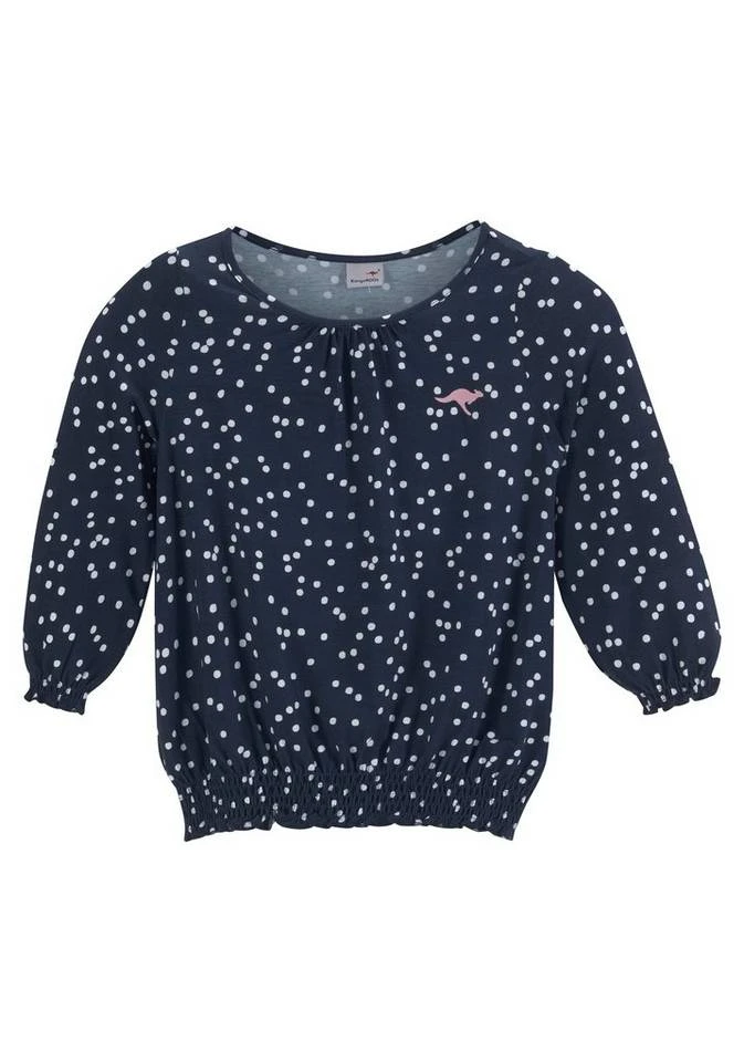 KangaROOS 3/4-Arm-Shirt mit Smokdetails am Saum 4 KangaROOS 3/4-Arm-Shirt mit Smokdetails am Saum – Bild 2