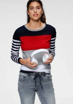 KangaROOS Rundhalspullover in modischer Streifenoptik Beere-rosa, Marine-rot-hellgrau, Hellgrau-türkis-pink, Wollweiß-rosa-dunkelgrün 21 KangaROOS Rundhalspullover in modischer Streifenoptik Beere-rosa, Marine-rot-hellgrau, Hellgrau-türkis-pink, Wollweiß-rosa-dunkelgrün -KANGAROOS Verkäufe ebcbe5fa 25b4 5fa6 9387 15843df4f9bb